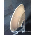 new style white porcelain wide edge plate, ceramic omega plate, deep plate